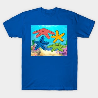 Colorful Funny Fish With Googly Eyes T-Shirt